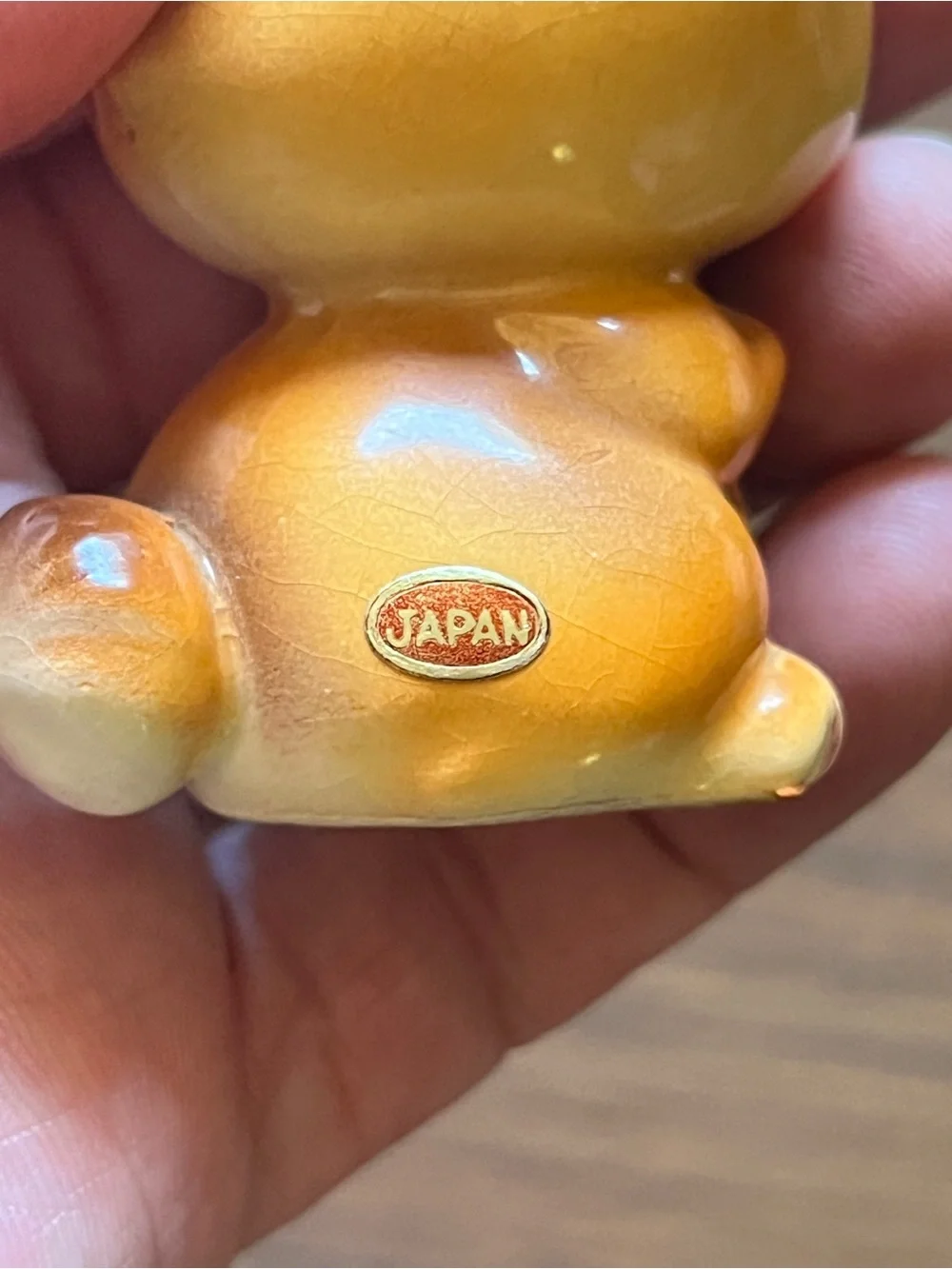 Vintage Ceramic Rabbit Salt and Pepper Shakers - Made in Japan